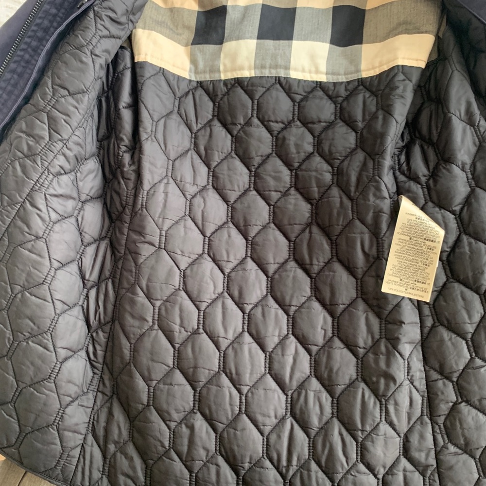Burberry Brit Navy Fenton Trench - Picture 6 of 9